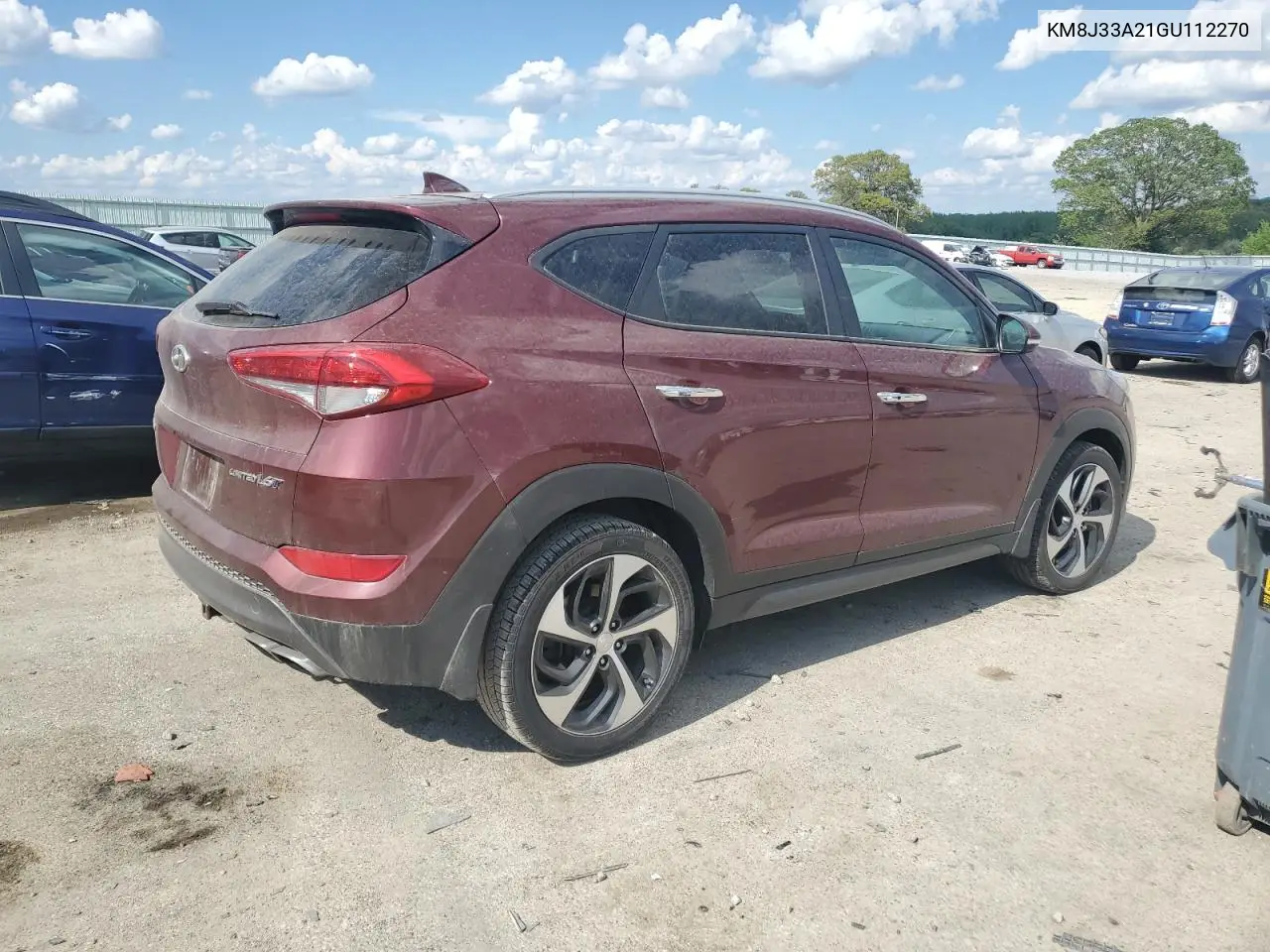 2016 Hyundai Tucson Limited VIN: KM8J33A21GU112270 Lot: 56346365