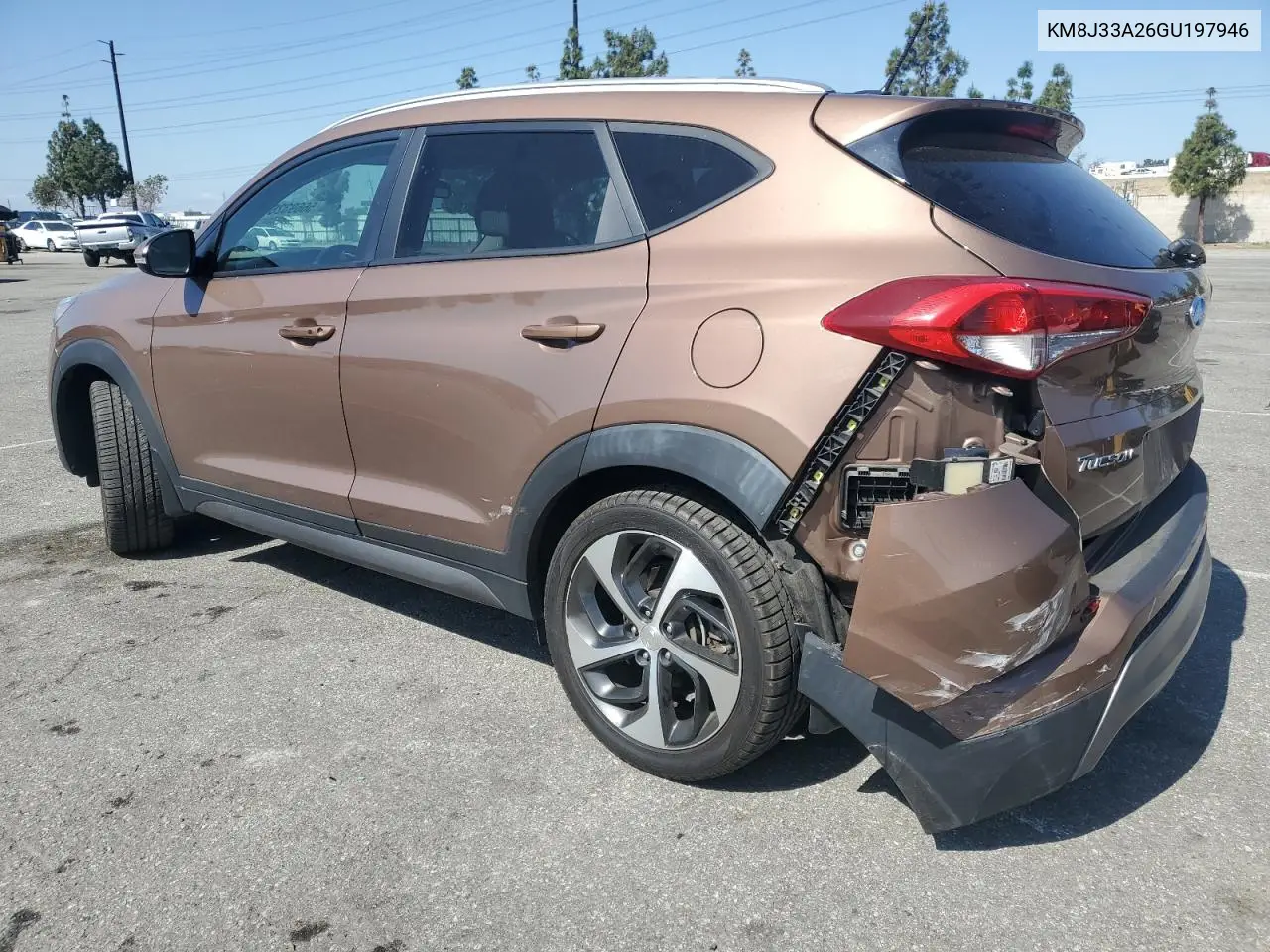 2016 Hyundai Tucson Limited VIN: KM8J33A26GU197946 Lot: 56693265