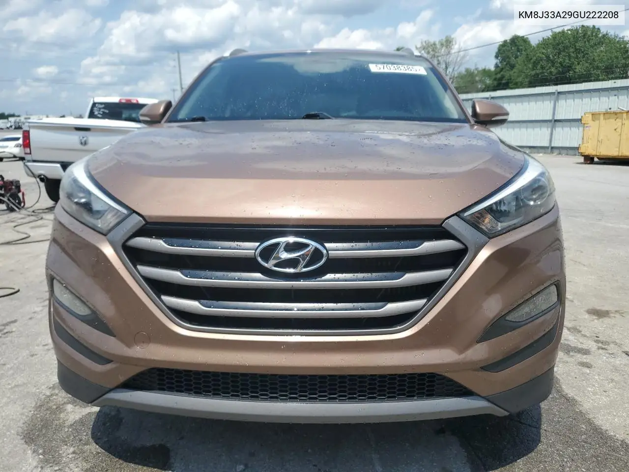 2016 Hyundai Tucson Limited VIN: KM8J33A29GU222208 Lot: 57038385