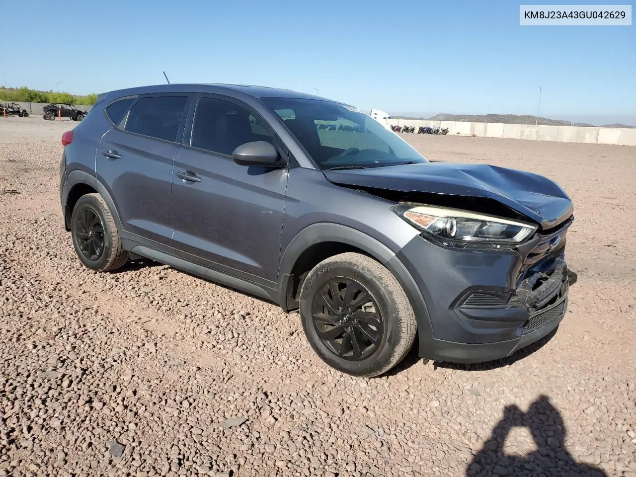 2016 Hyundai Tucson Se VIN: KM8J23A43GU042629 Lot: 62001945