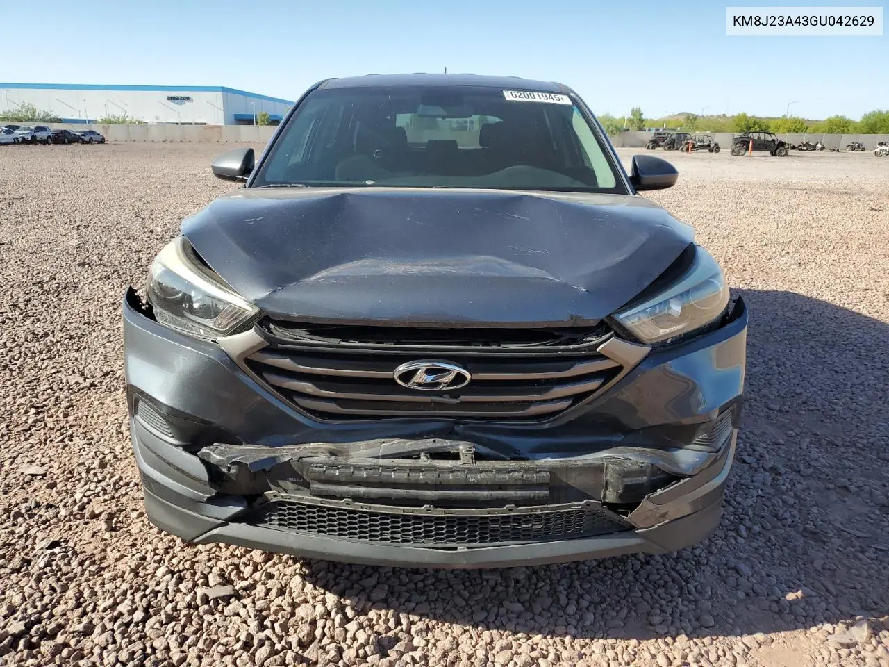 2016 Hyundai Tucson Se VIN: KM8J23A43GU042629 Lot: 62001945