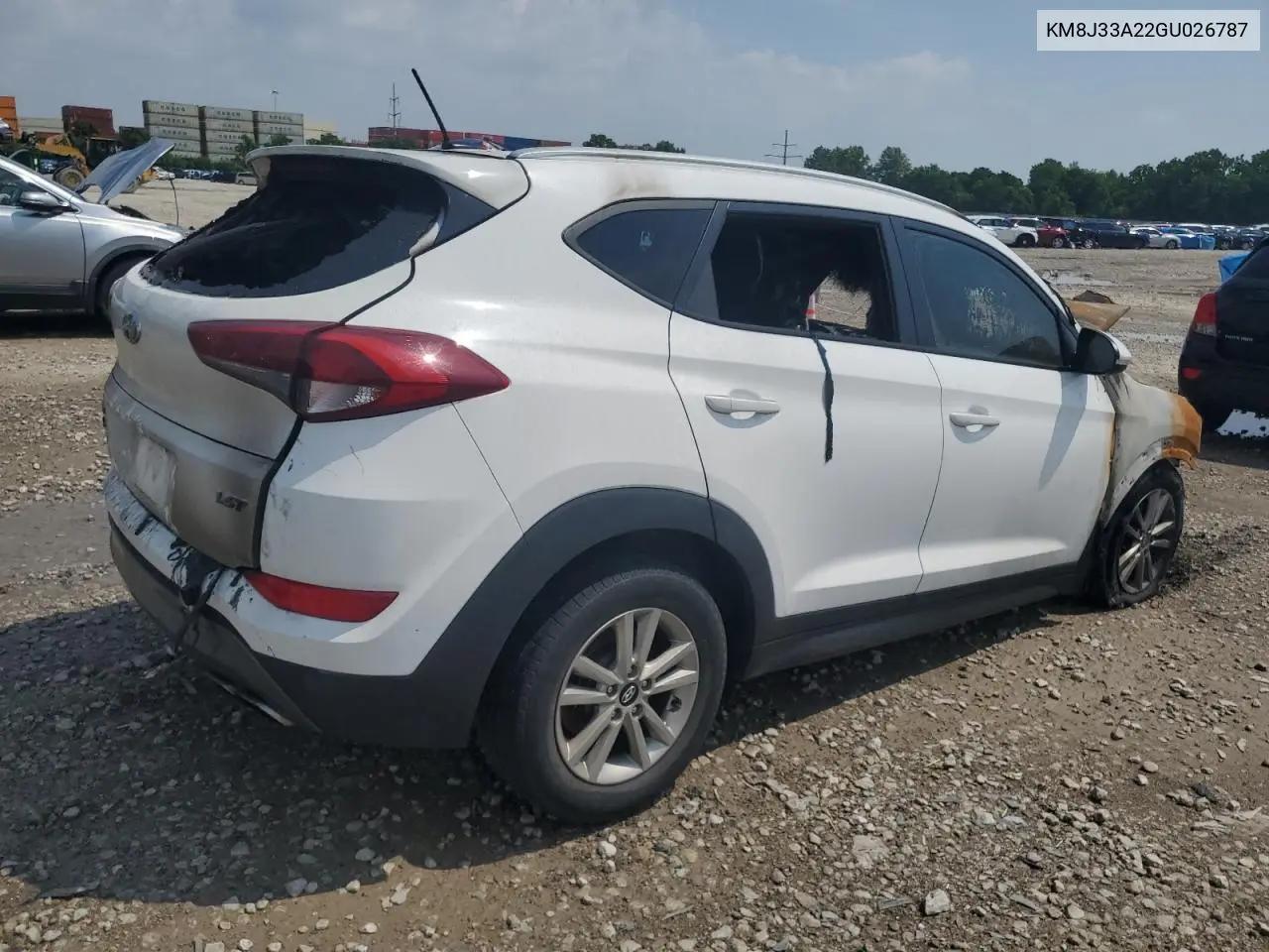 2016 Hyundai Tucson Limited VIN: KM8J33A22GU026787 Lot: 62680685