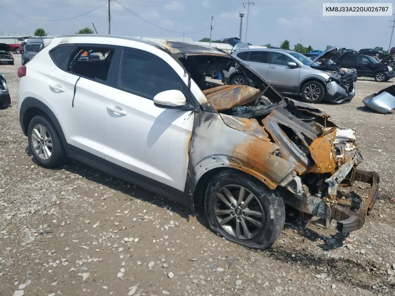 2016 Hyundai Tucson Limited VIN: KM8J33A22GU026787 Lot: 62680685