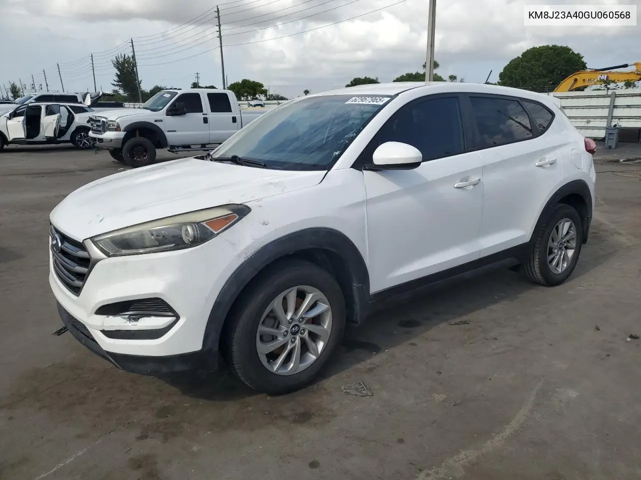 2016 Hyundai Tucson Se VIN: KM8J23A40GU060568 Lot: 62967965