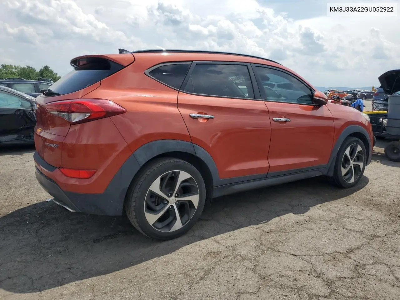 2016 Hyundai Tucson Limited VIN: KM8J33A22GU052922 Lot: 62968345