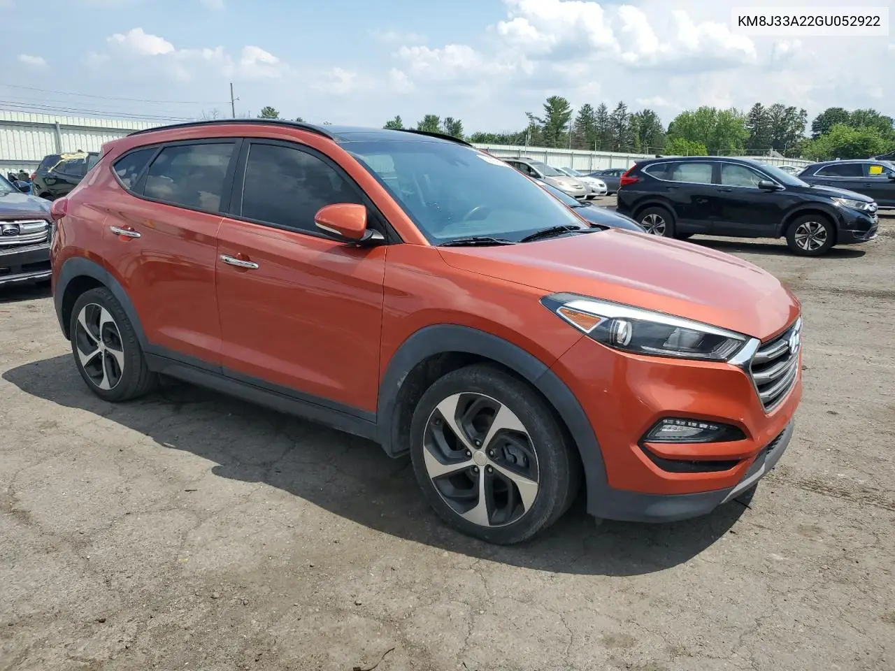 2016 Hyundai Tucson Limited VIN: KM8J33A22GU052922 Lot: 62968345
