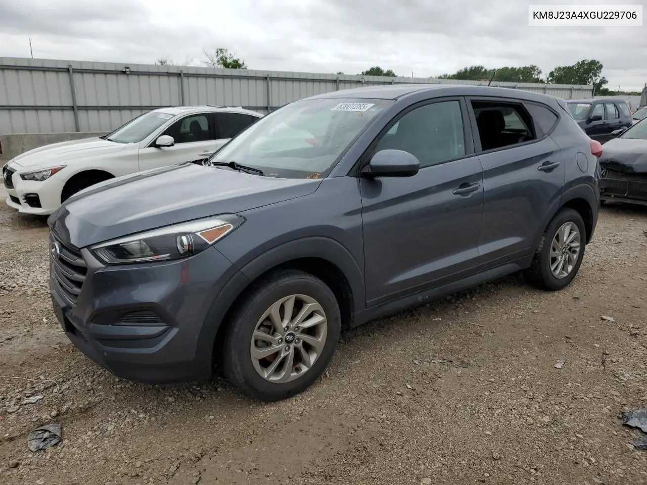2016 Hyundai Tucson Se VIN: KM8J23A4XGU229706 Lot: 63001285