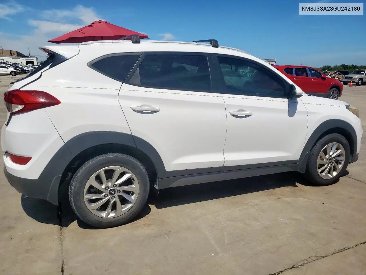 2016 Hyundai Tucson Limited VIN: KM8J33A23GU242180 Lot: 65771495