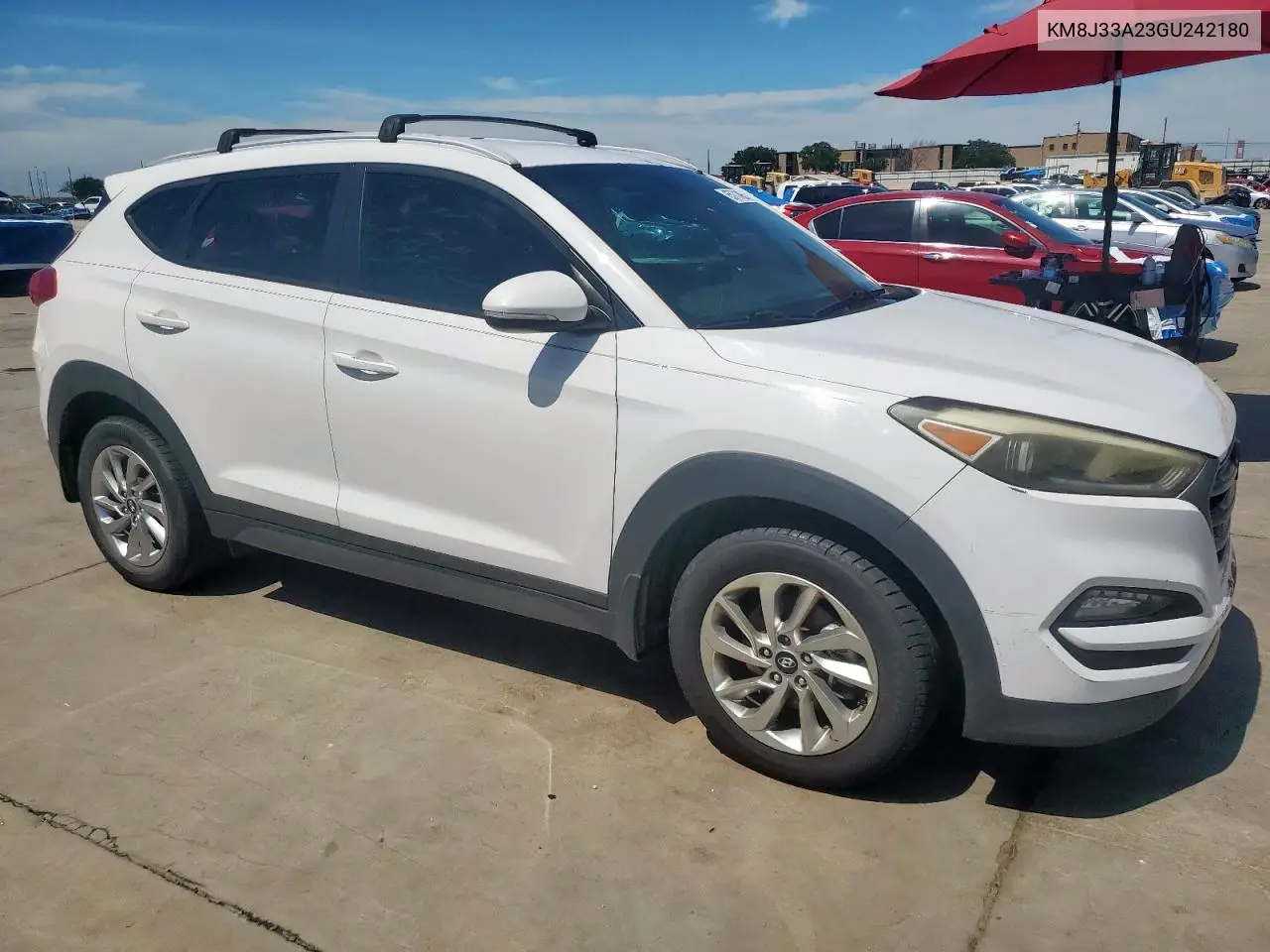 2016 Hyundai Tucson Limited VIN: KM8J33A23GU242180 Lot: 65771495