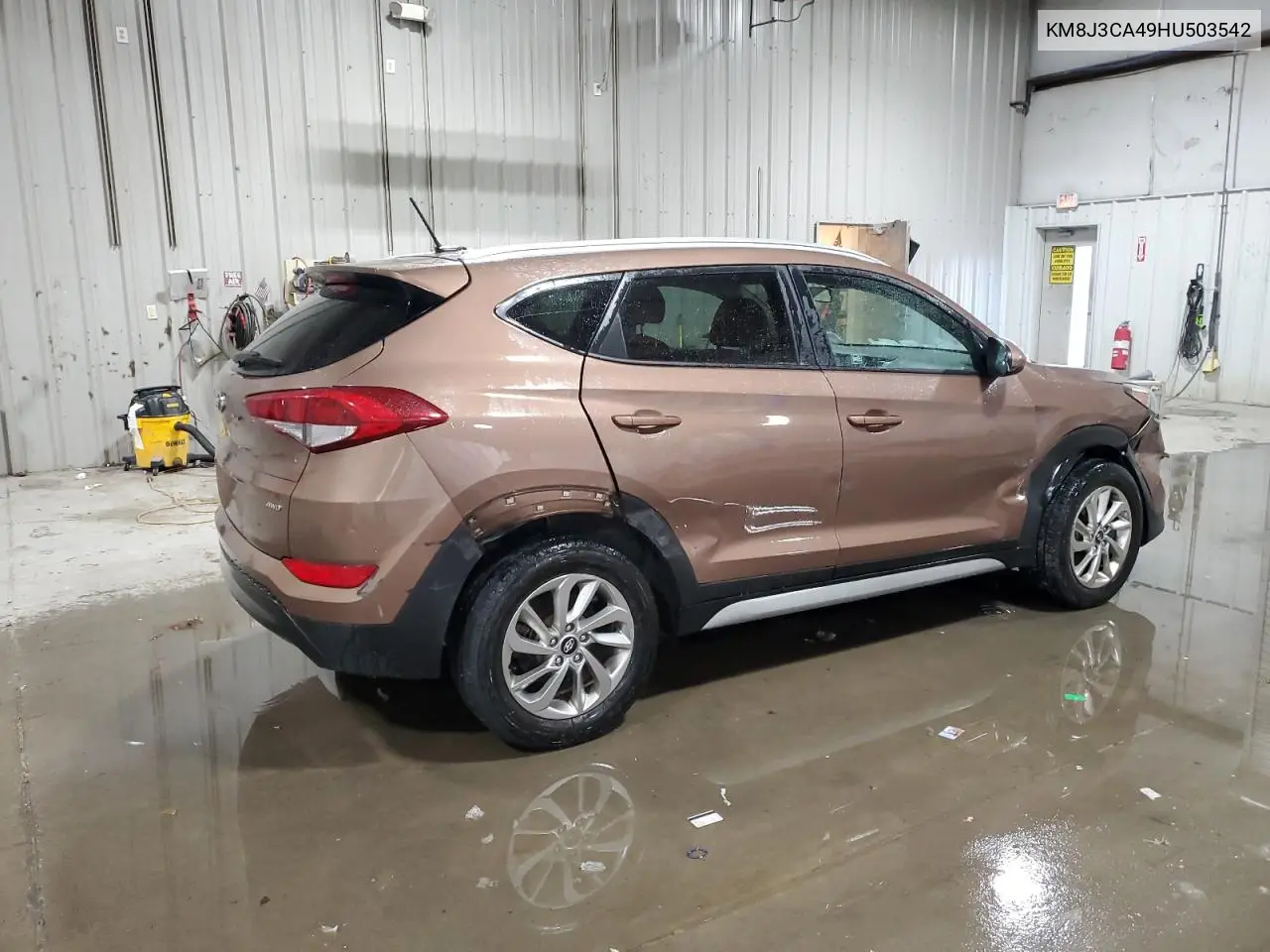 2017 Hyundai Tucson Limited VIN: KM8J3CA49HU503542 Lot: 45354415