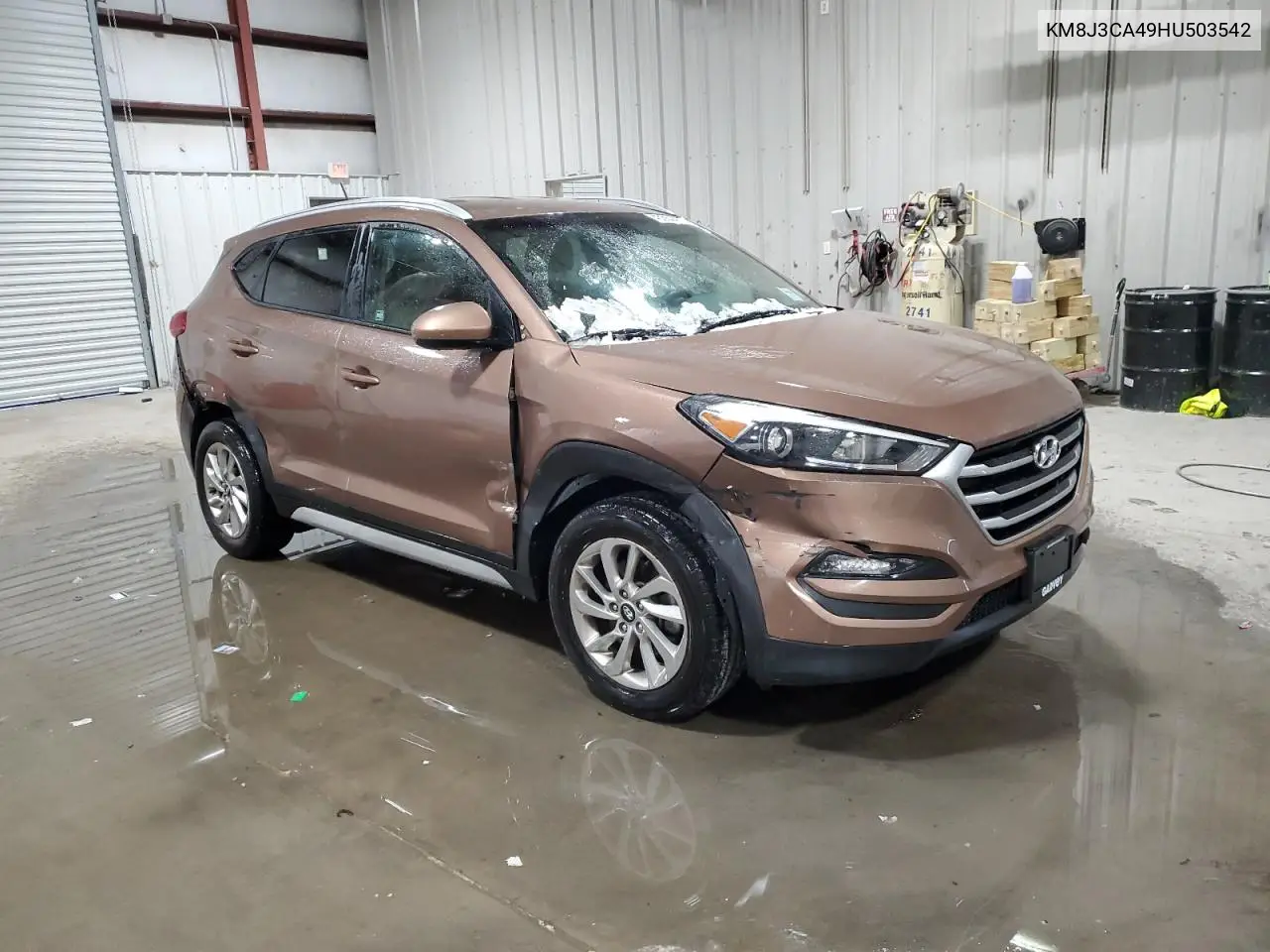 2017 Hyundai Tucson Limited VIN: KM8J3CA49HU503542 Lot: 45354415