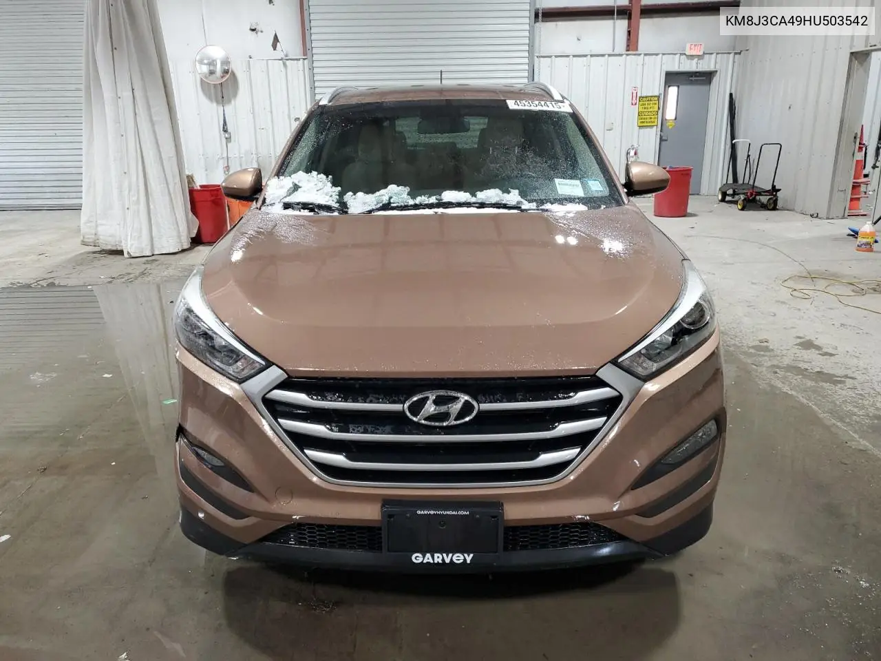 2017 Hyundai Tucson Limited VIN: KM8J3CA49HU503542 Lot: 45354415