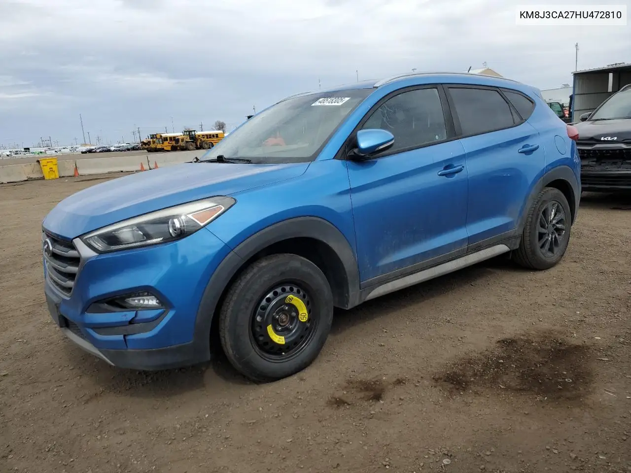 2017 Hyundai Tucson Limited VIN: KM8J3CA27HU472810 Lot: 48518305