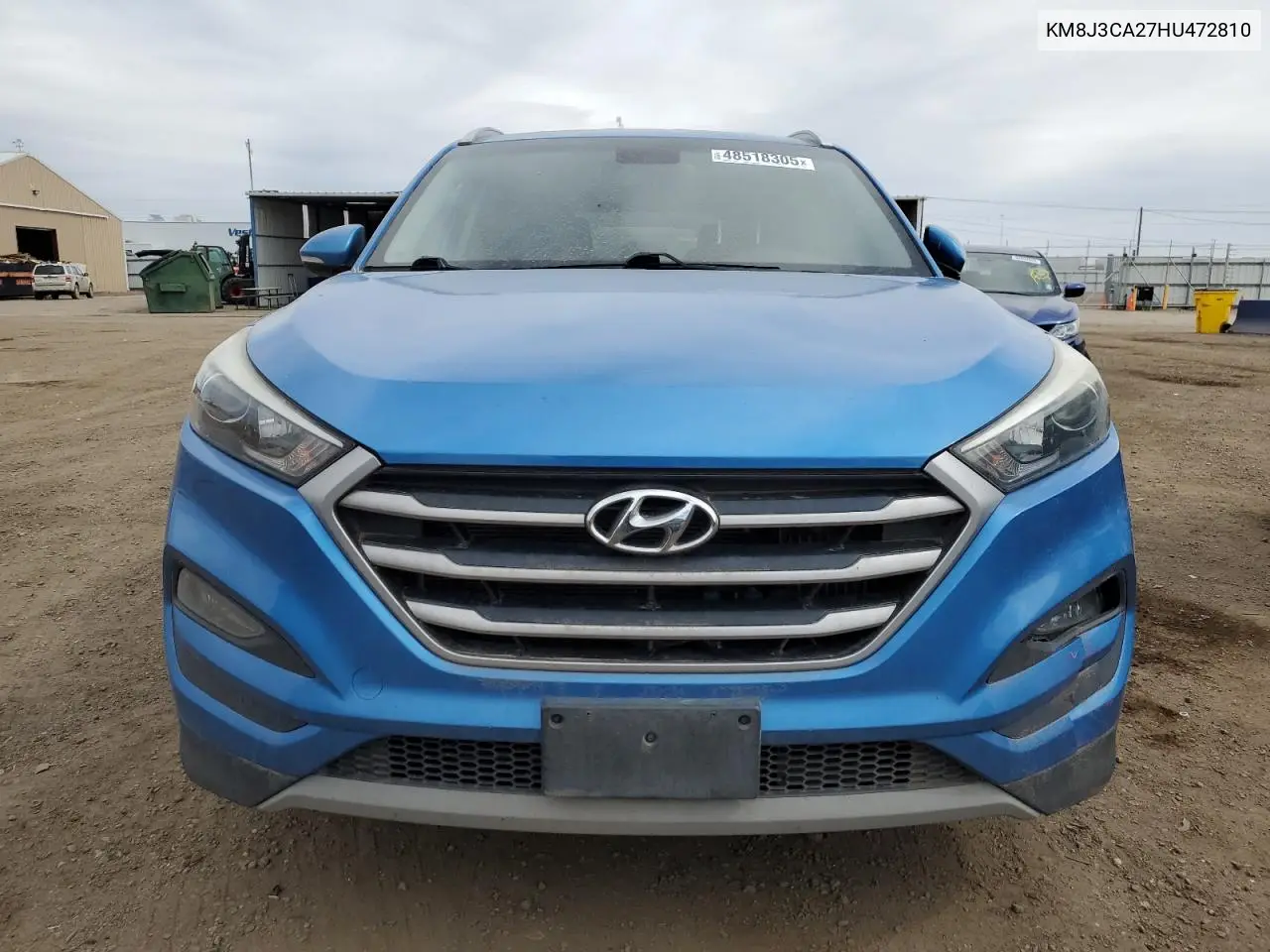 2017 Hyundai Tucson Limited VIN: KM8J3CA27HU472810 Lot: 48518305
