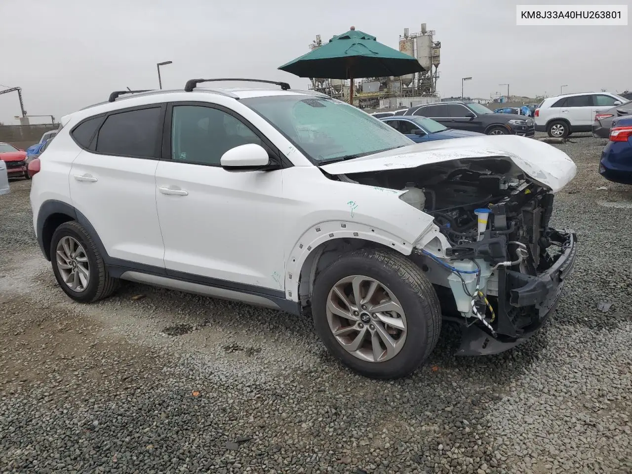 2017 Hyundai Tucson Limited VIN: KM8J33A40HU263801 Lot: 51101435