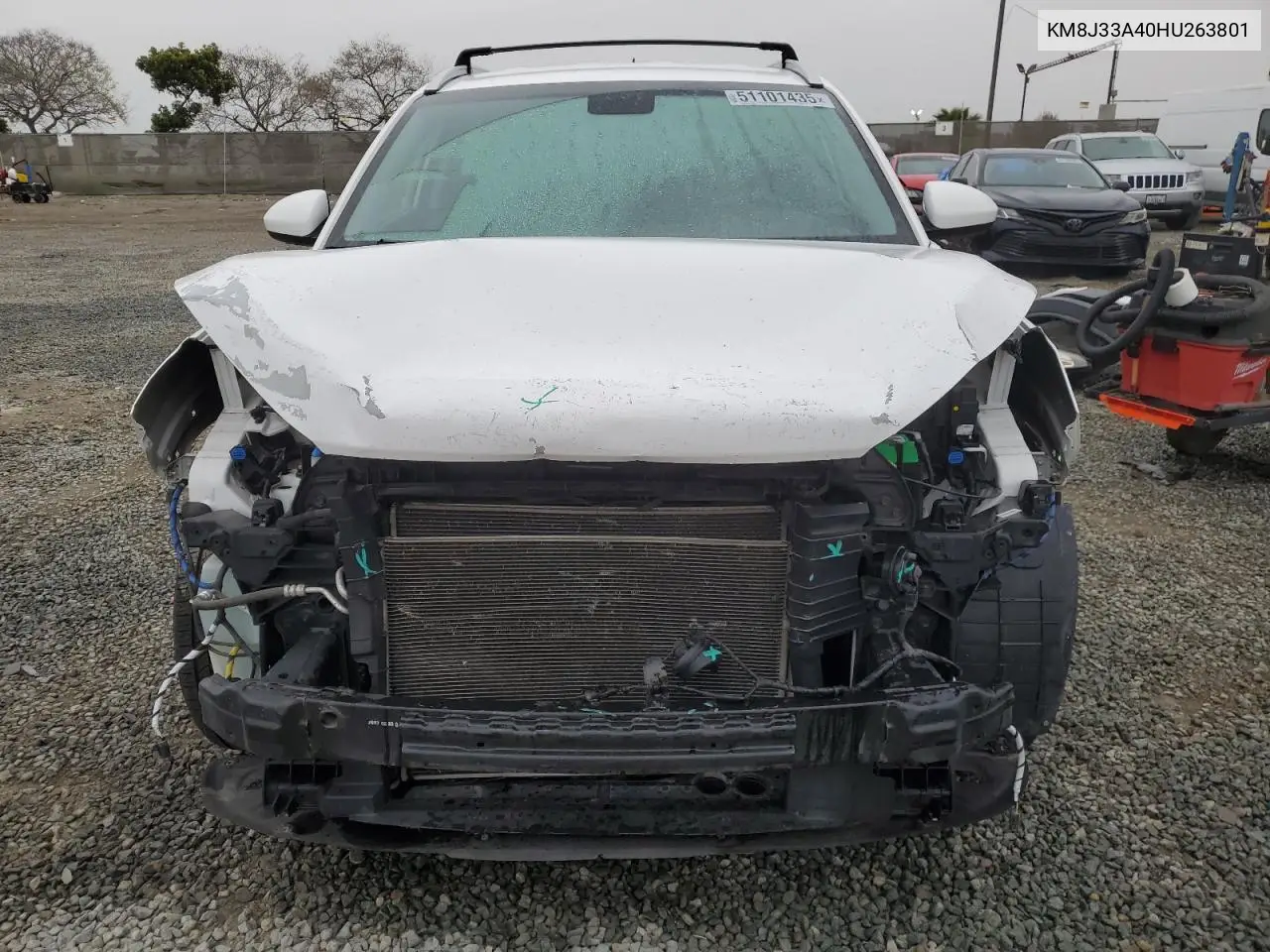 2017 Hyundai Tucson Limited VIN: KM8J33A40HU263801 Lot: 51101435