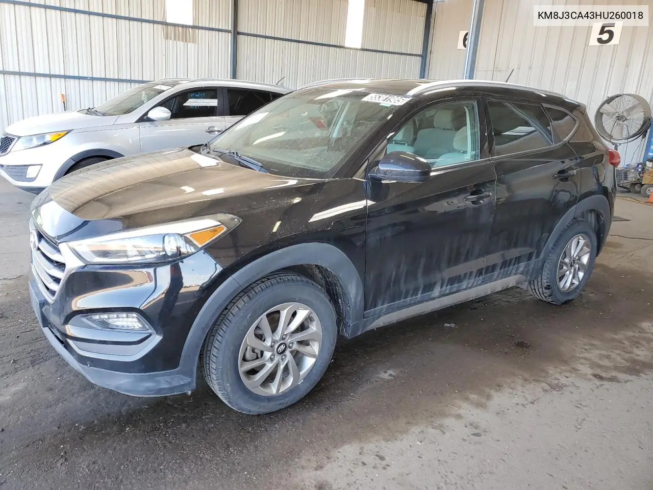 2017 Hyundai Tucson Limited VIN: KM8J3CA43HU260018 Lot: 55381985