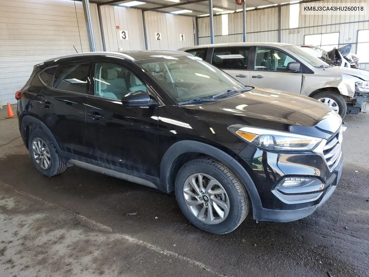 2017 Hyundai Tucson Limited VIN: KM8J3CA43HU260018 Lot: 55381985