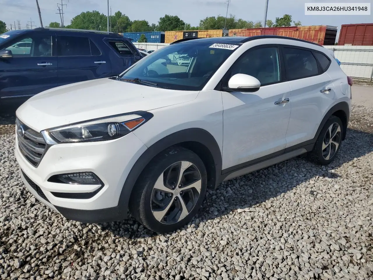 2017 Hyundai Tucson Limited VIN: KM8J3CA26HU341948 Lot: 56466635