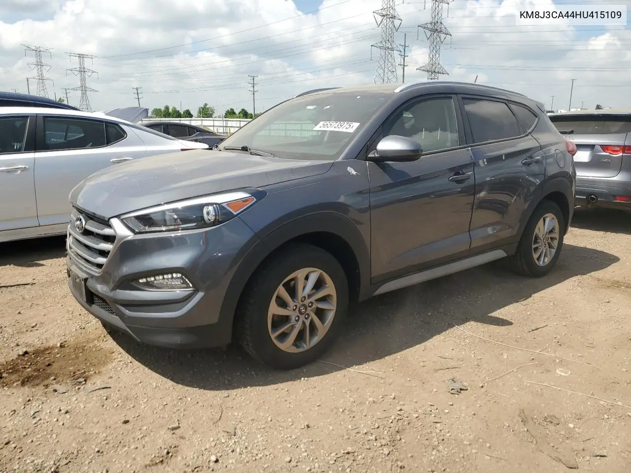 2017 Hyundai Tucson Limited VIN: KM8J3CA44HU415109 Lot: 56573975