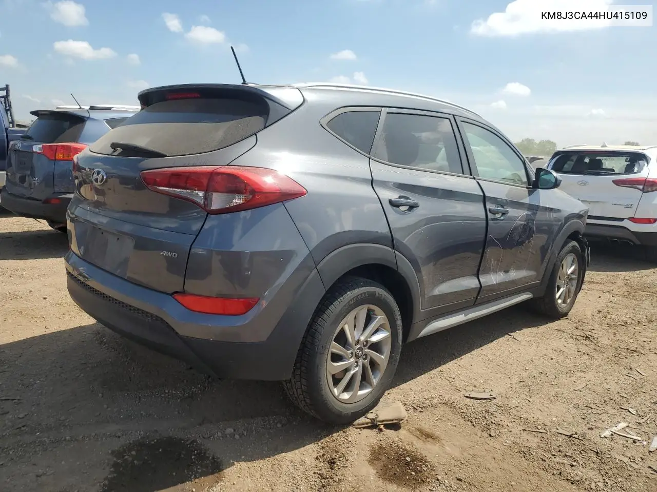 2017 Hyundai Tucson Limited VIN: KM8J3CA44HU415109 Lot: 56573975