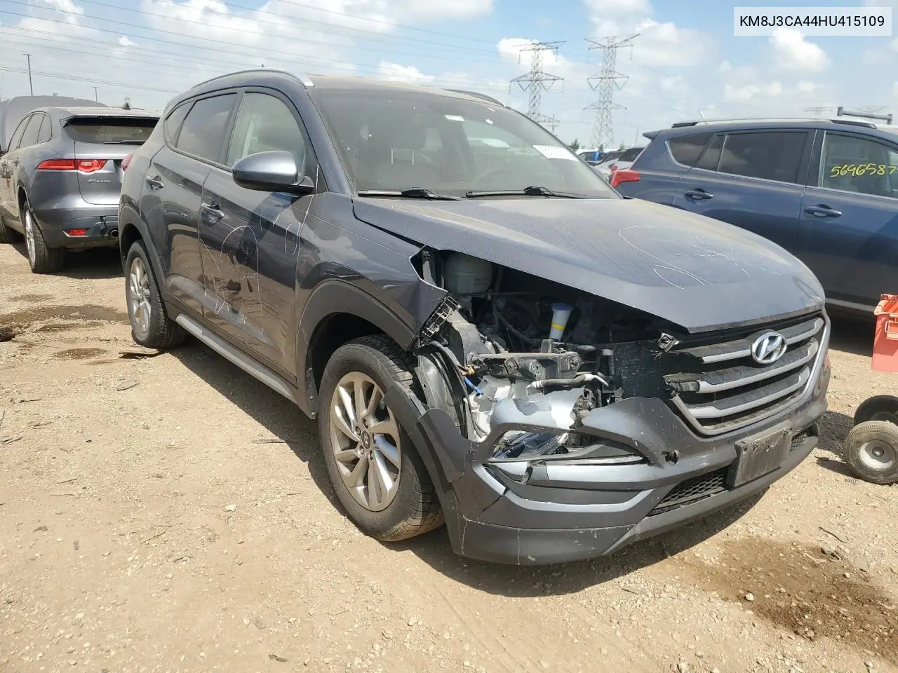 2017 Hyundai Tucson Limited VIN: KM8J3CA44HU415109 Lot: 56573975