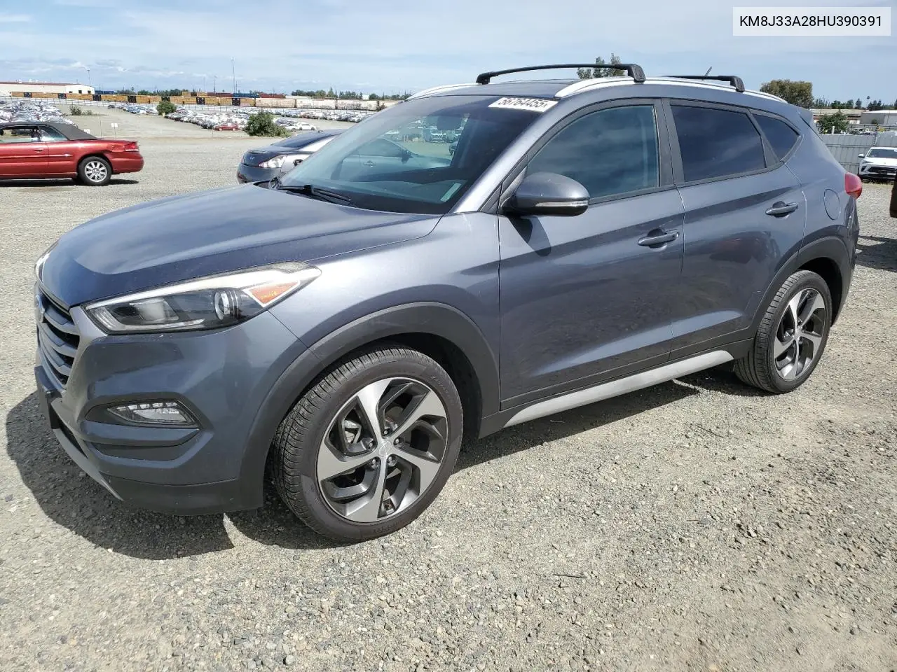 2017 Hyundai Tucson Limited VIN: KM8J33A28HU390391 Lot: 56764455