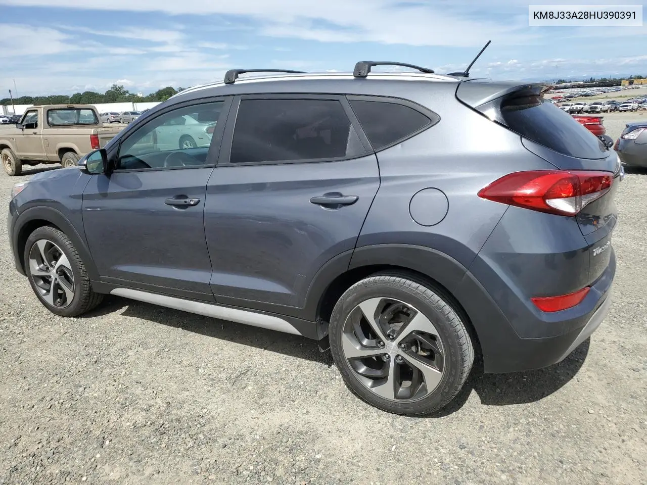 2017 Hyundai Tucson Limited VIN: KM8J33A28HU390391 Lot: 56764455