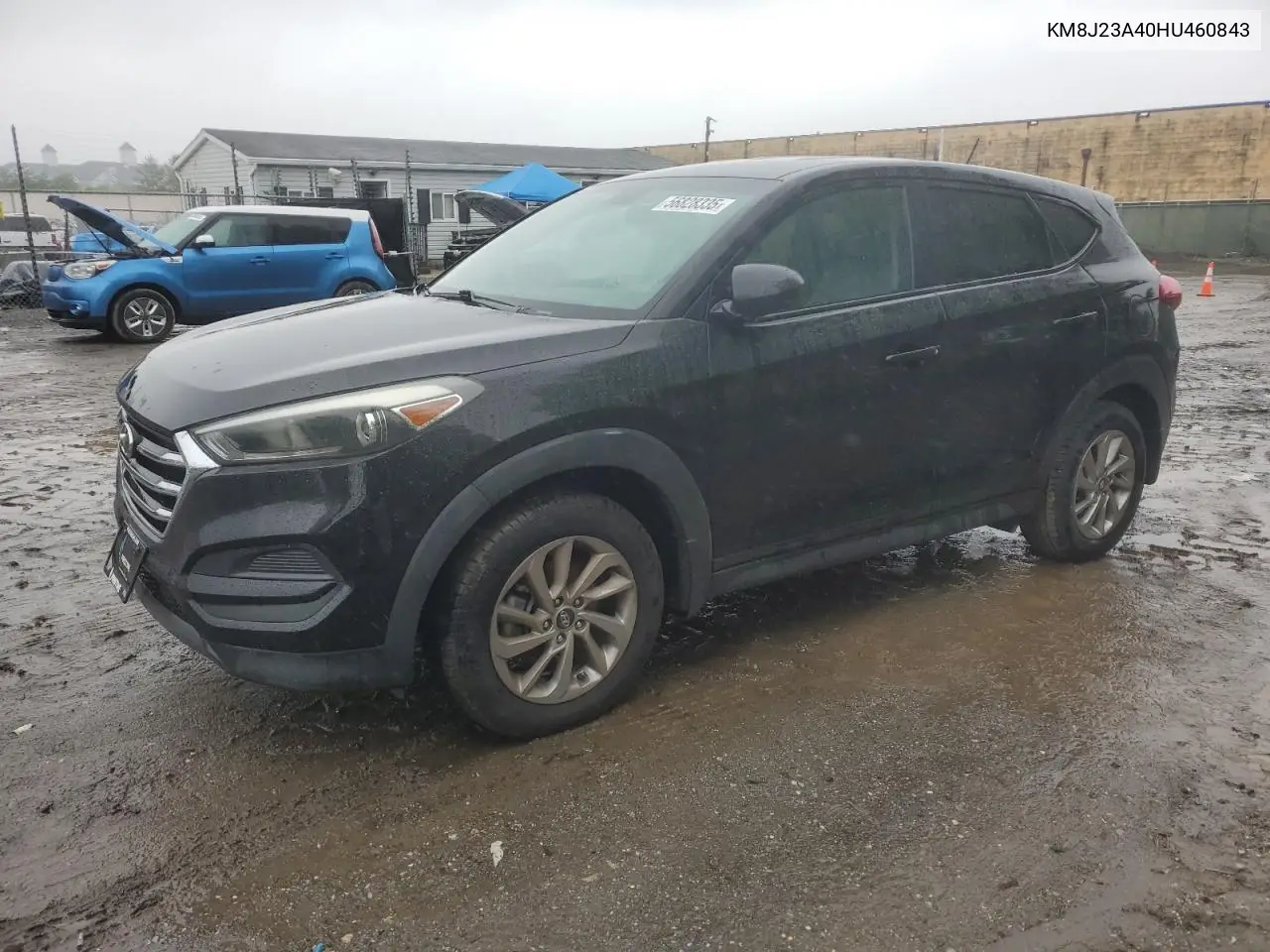 2017 Hyundai Tucson Se VIN: KM8J23A40HU460843 Lot: 56828335