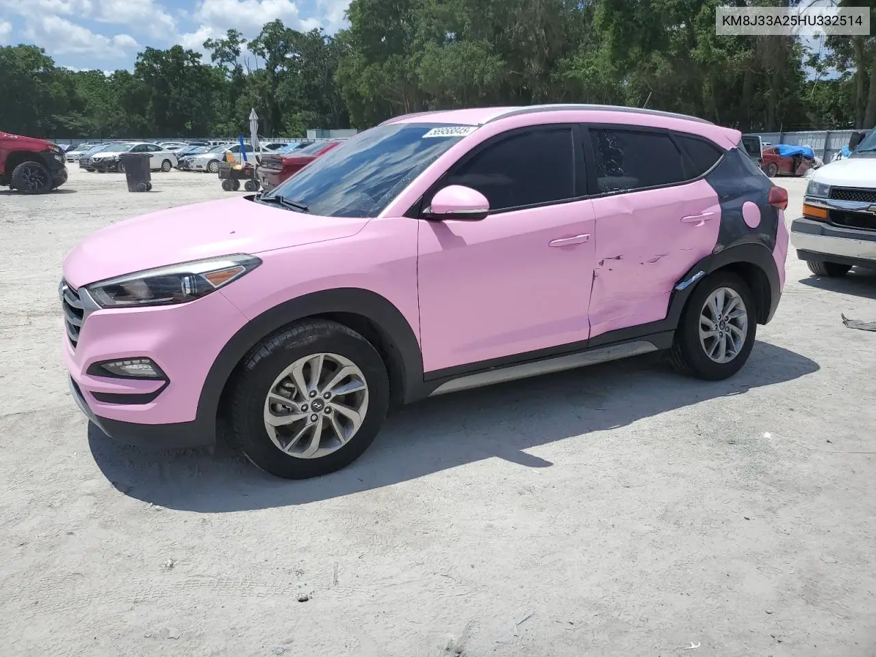 2017 Hyundai Tucson Limited VIN: KM8J33A25HU332514 Lot: 56958845