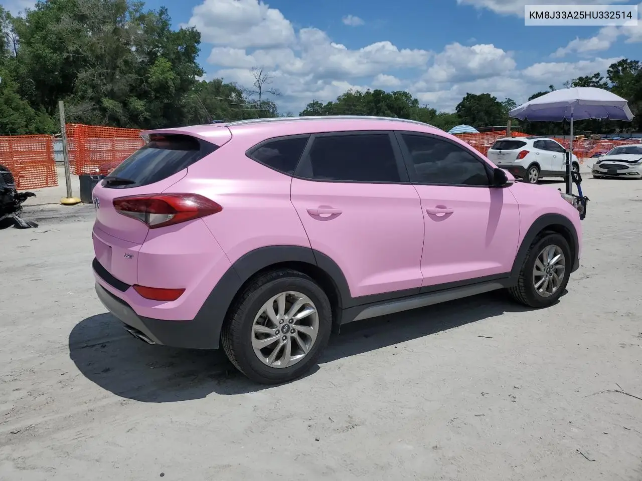 2017 Hyundai Tucson Limited VIN: KM8J33A25HU332514 Lot: 56958845
