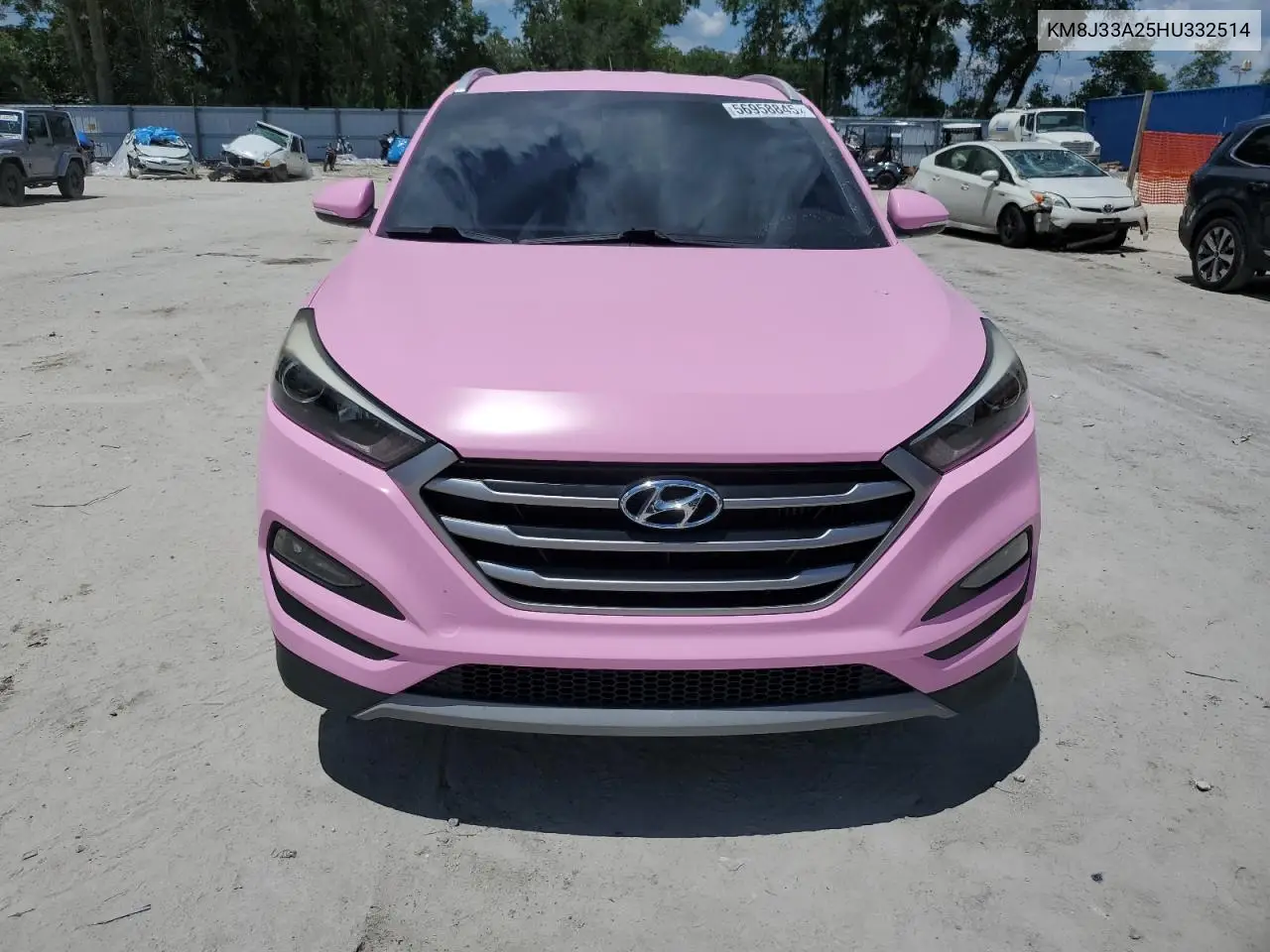 2017 Hyundai Tucson Limited VIN: KM8J33A25HU332514 Lot: 56958845