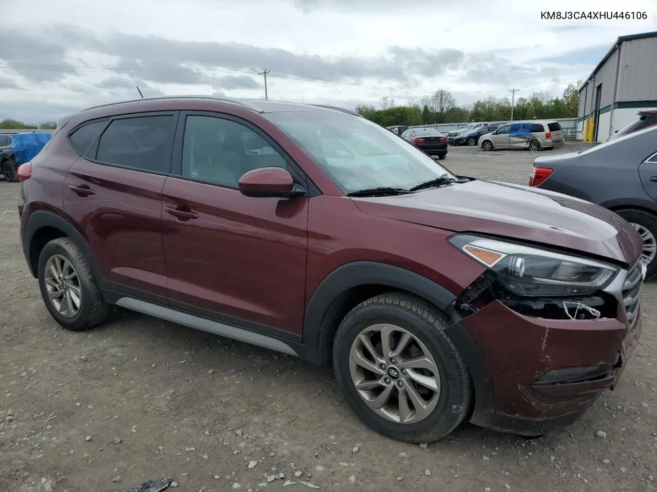 2017 Hyundai Tucson Limited VIN: KM8J3CA4XHU446106 Lot: 57029075