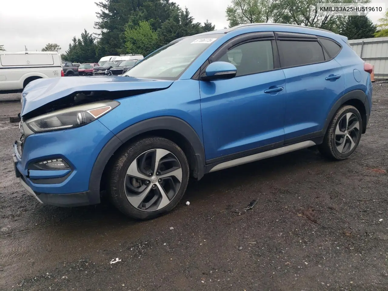 2017 Hyundai Tucson Limited VIN: KM8J33A25HU519610 Lot: 57106775