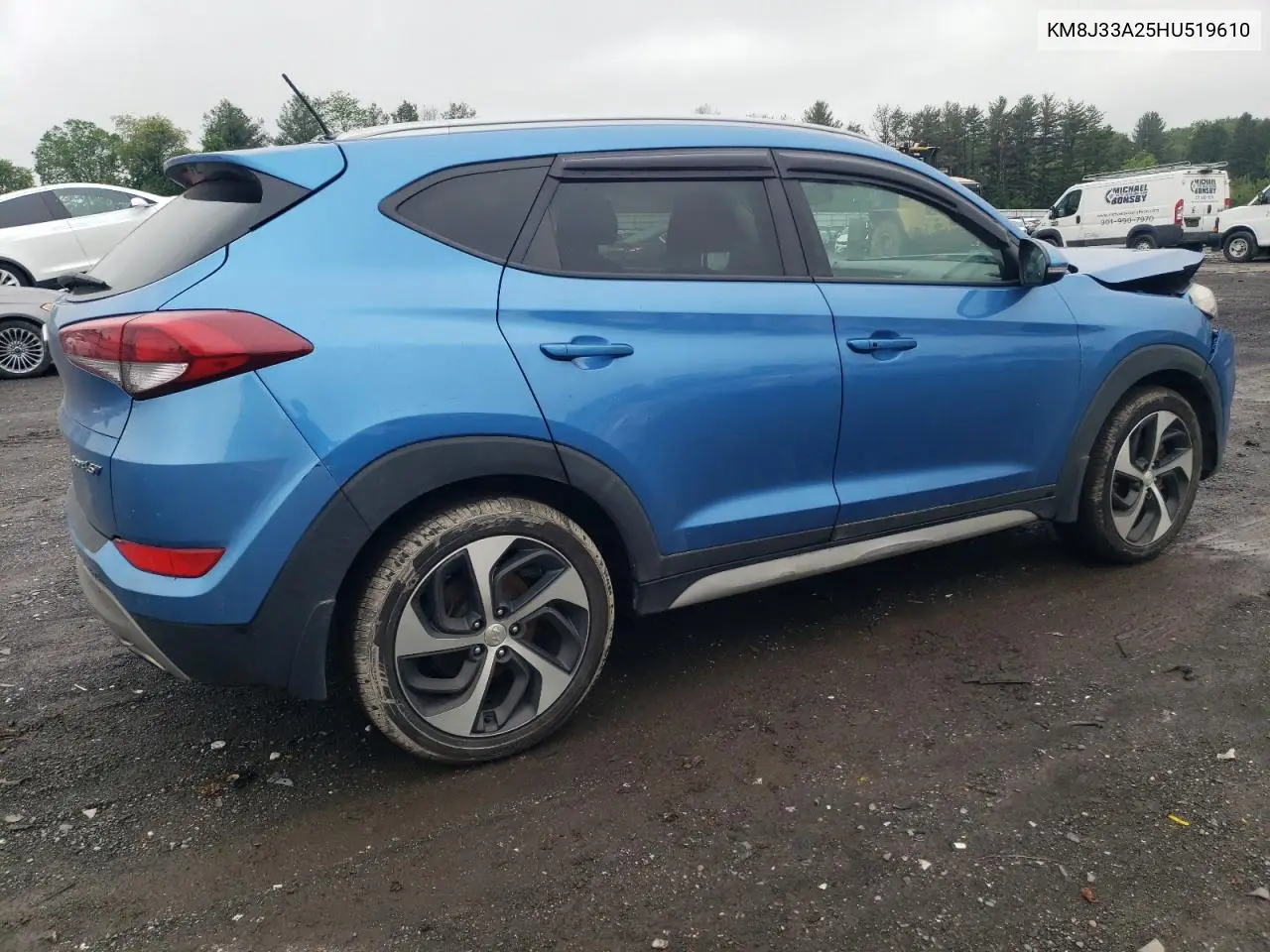 2017 Hyundai Tucson Limited VIN: KM8J33A25HU519610 Lot: 57106775