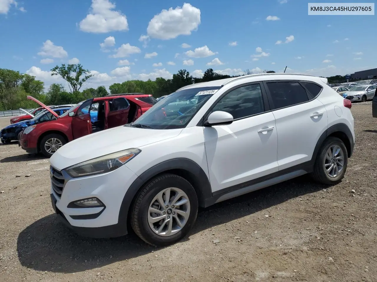 2017 Hyundai Tucson Limited VIN: KM8J3CA45HU297605 Lot: 57121125