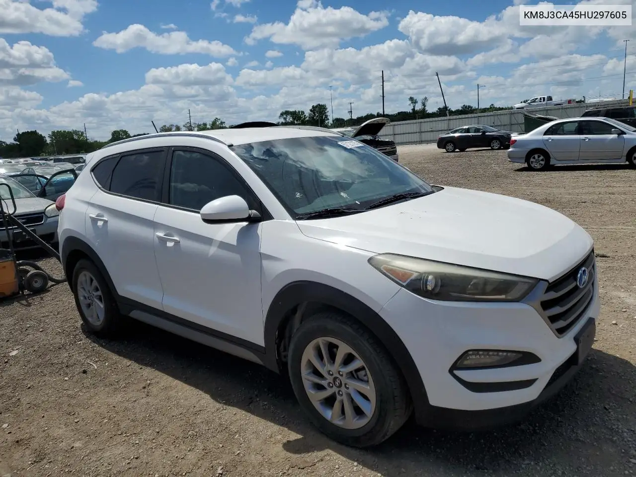 2017 Hyundai Tucson Limited VIN: KM8J3CA45HU297605 Lot: 57121125