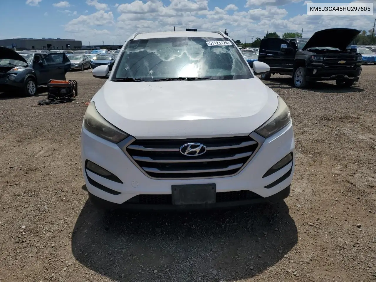 2017 Hyundai Tucson Limited VIN: KM8J3CA45HU297605 Lot: 57121125