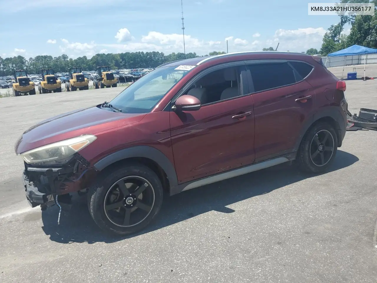 2017 Hyundai Tucson Limited VIN: KM8J33A21HU356177 Lot: 62466025