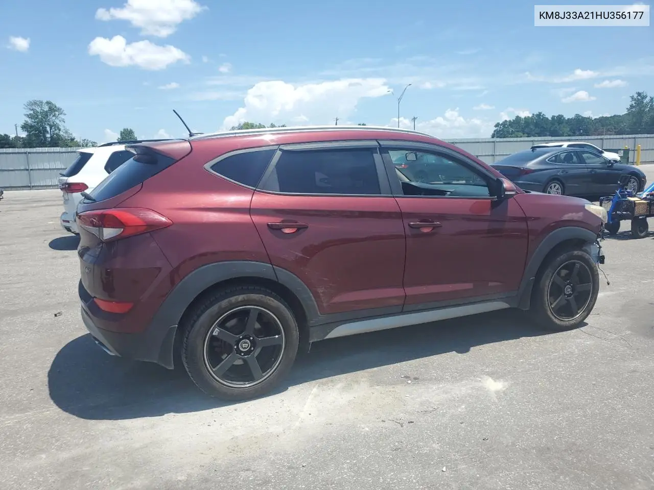 2017 Hyundai Tucson Limited VIN: KM8J33A21HU356177 Lot: 62466025