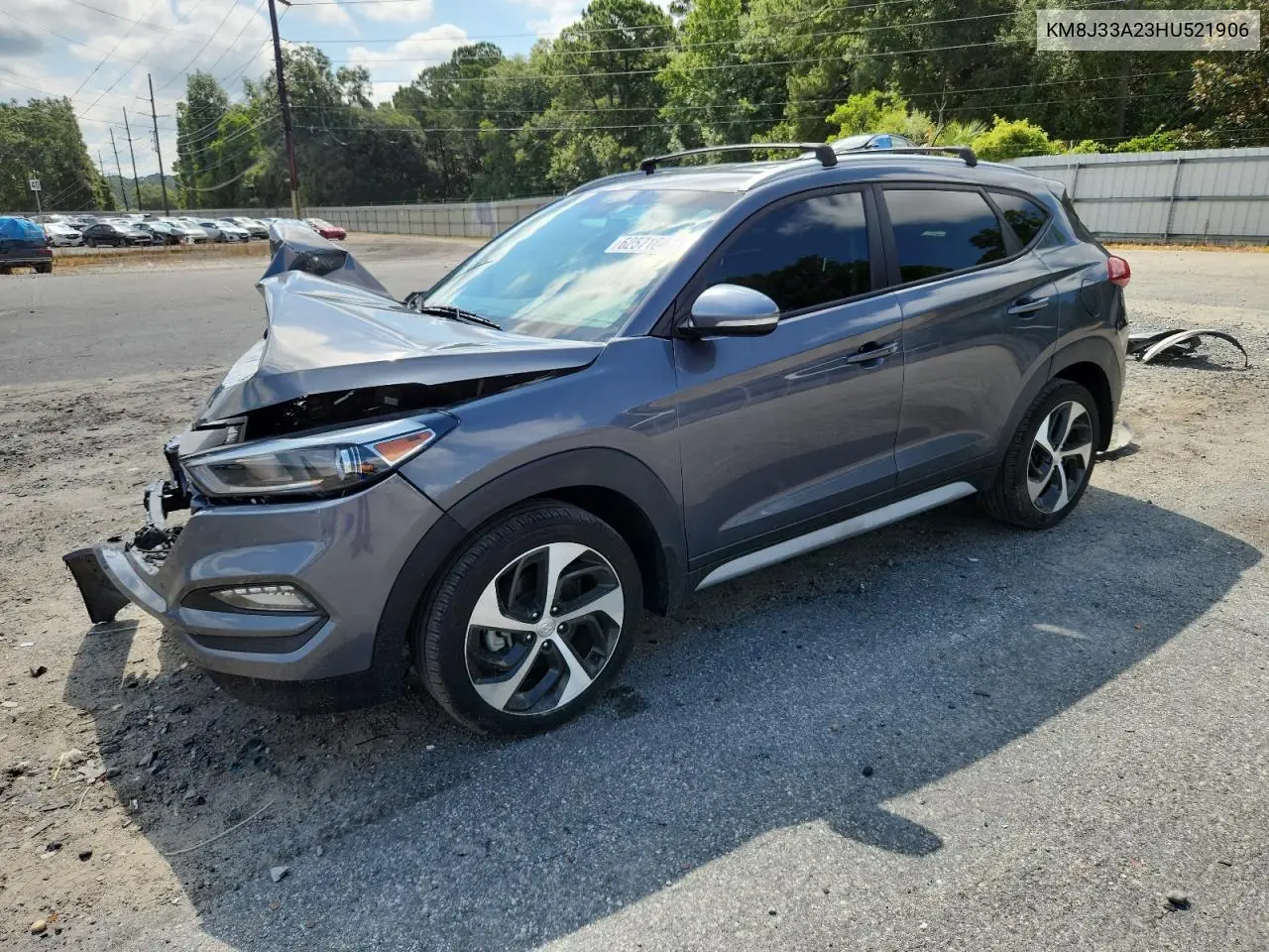 2017 Hyundai Tucson Limited VIN: KM8J33A23HU521906 Lot: 62571645