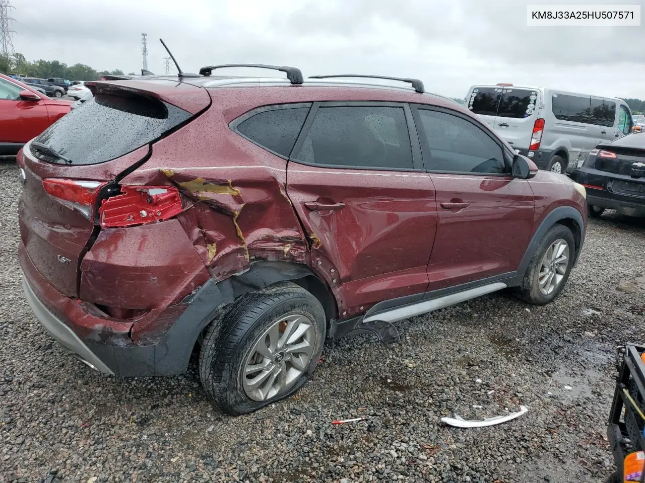 2017 Hyundai Tucson Limited VIN: KM8J33A25HU507571 Lot: 62993645