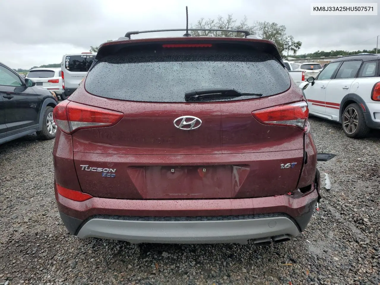 2017 Hyundai Tucson Limited VIN: KM8J33A25HU507571 Lot: 62993645