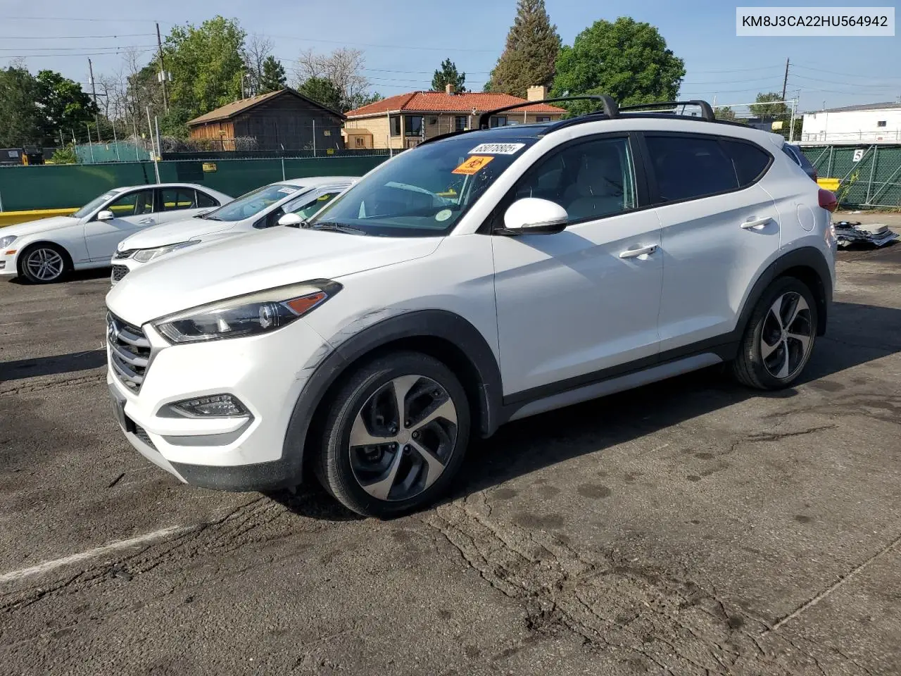 2017 Hyundai Tucson Limited VIN: KM8J3CA22HU564942 Lot: 65078805