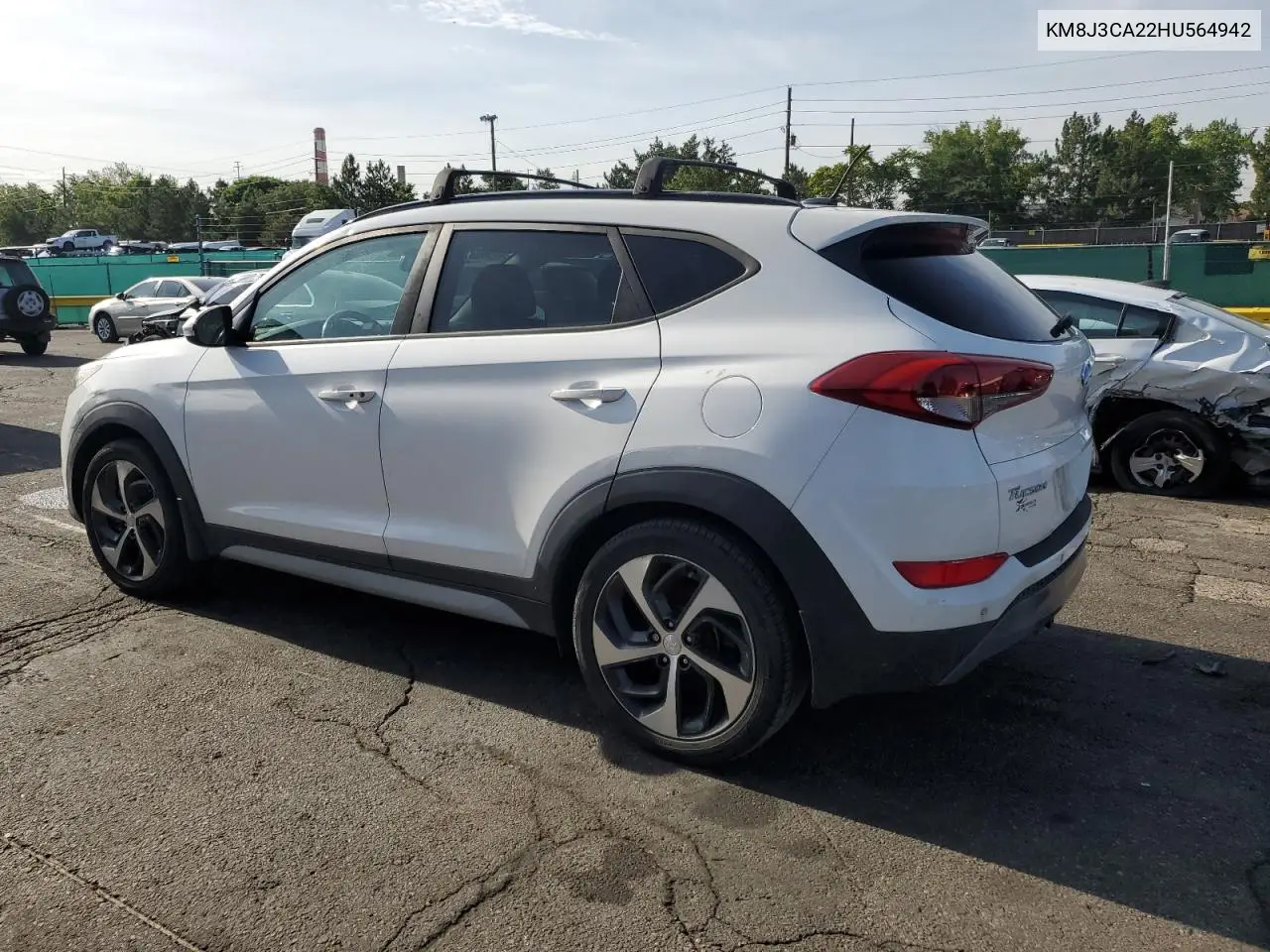 2017 Hyundai Tucson Limited VIN: KM8J3CA22HU564942 Lot: 65078805