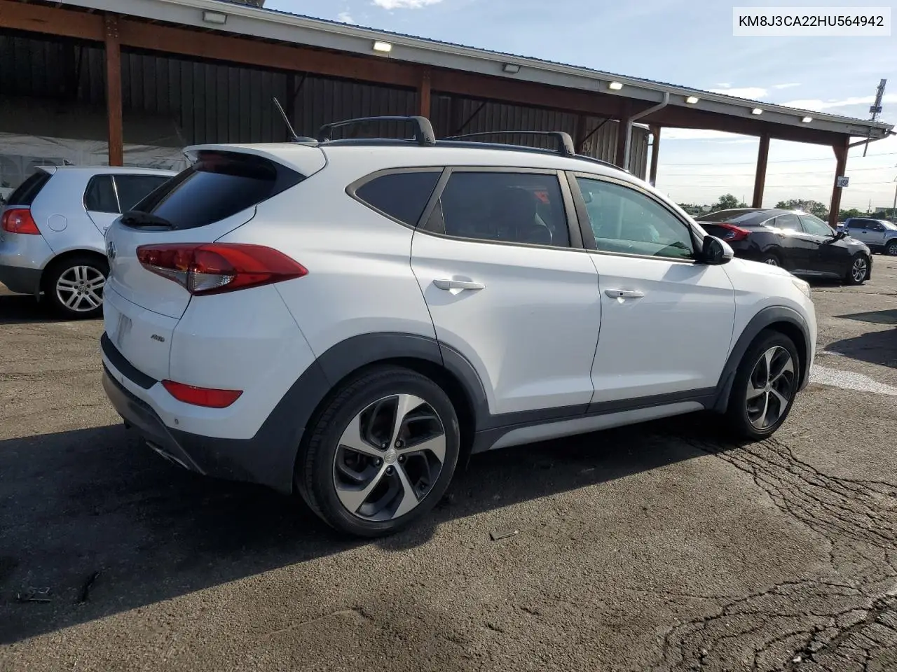 2017 Hyundai Tucson Limited VIN: KM8J3CA22HU564942 Lot: 65078805