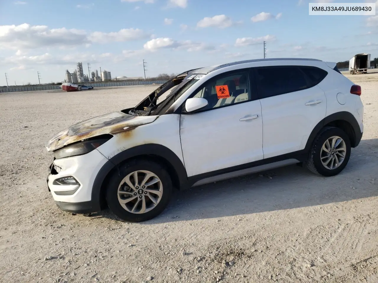 2018 Hyundai Tucson Sel VIN: KM8J33A49JU689430 Lot: 43832245