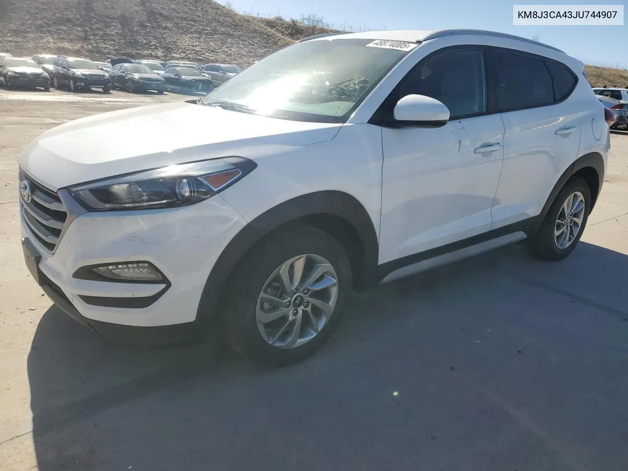 2018 Hyundai Tucson Sel VIN: KM8J3CA43JU744907 Lot: 48874005