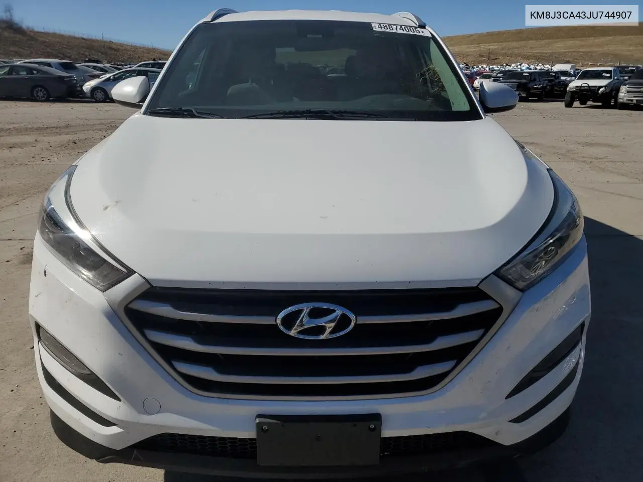 2018 Hyundai Tucson Sel VIN: KM8J3CA43JU744907 Lot: 48874005