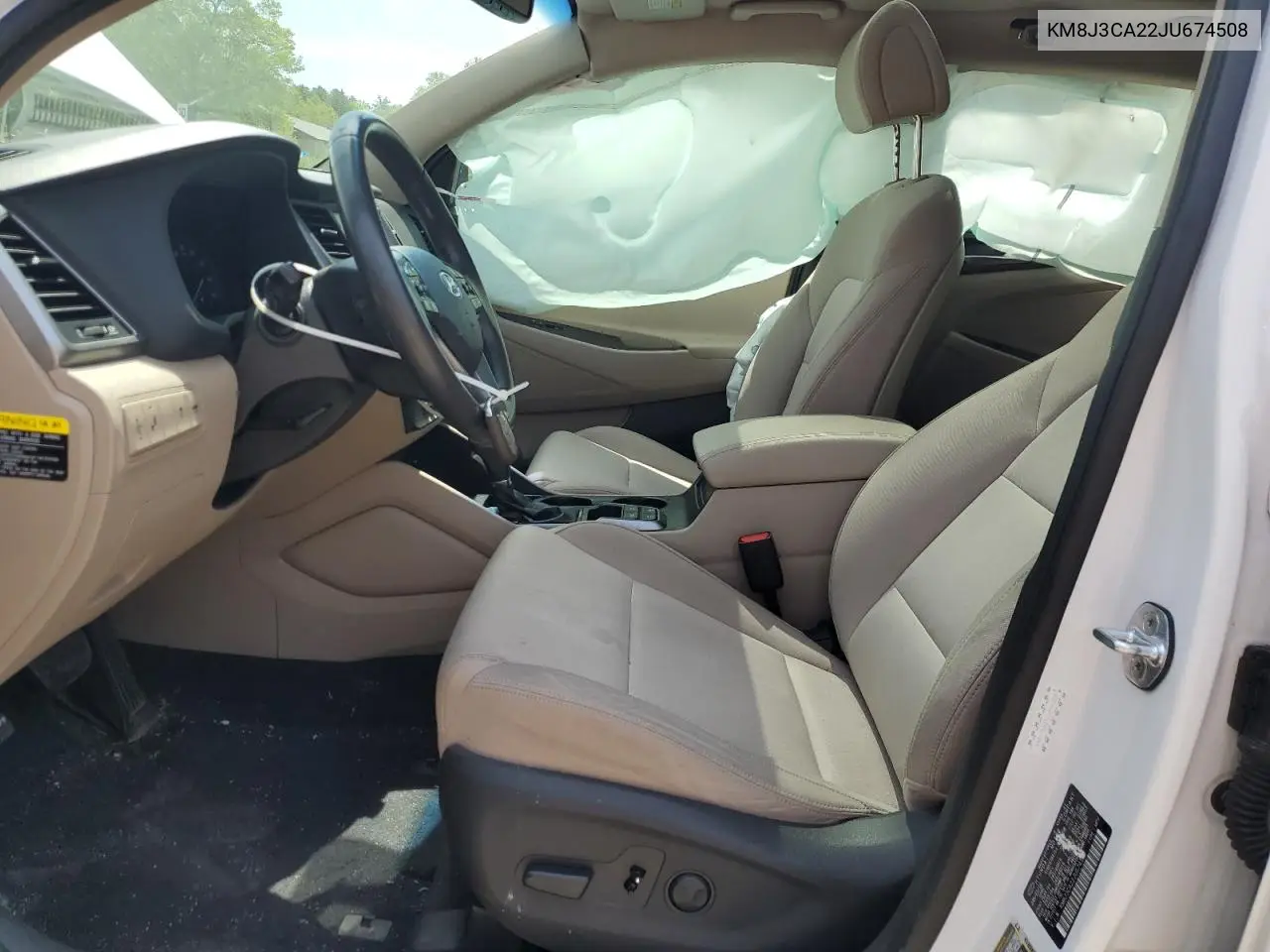2018 Hyundai Tucson Value VIN: KM8J3CA22JU674508 Lot: 56230885